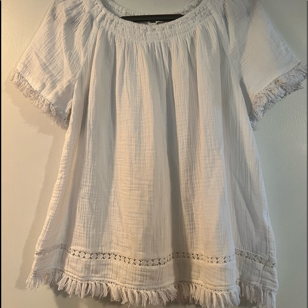 Beach cover up lounge top! Size medium!
